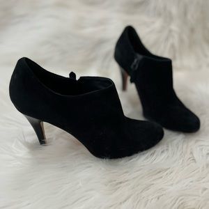 Cole Haan Nike Air Talia Black Suede Stiletto Bootie